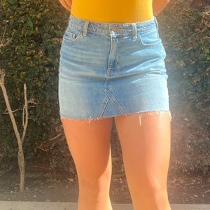 Hollister denim skirt